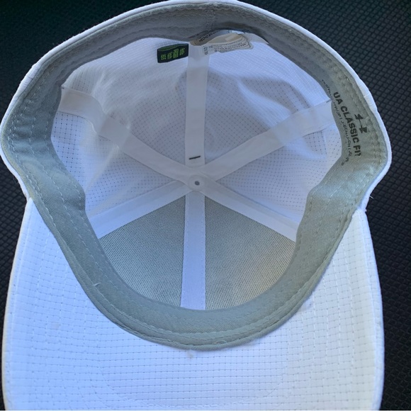 Never Worn Under Armour Official Tour 3.0 Golf Cap White w/ Navy, Size XS/S - Picture 4 of 7